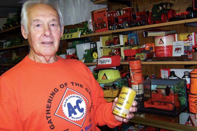 130 Pedal Tractors Strong: Allis-Chalmers Enthusiast Favors Antique Farm Toys